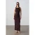 Geribbeld Mouwloos Bodycon Maxi Jurk