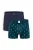 A-dam Boxershorts  nachtblauw / cyaan blauw