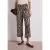 Street One Dames Wide Legs broek met riemdetail in Bruin