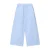 Sissy-Boy wide leg high waist gestreepte casual broek lichtblauw