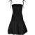 AmyLynn Dames/Dames Mini Jurk (Zwart)