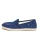 Gottstein Mocassins ‘Camping Linen Sailor’  donkerblauw