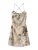 Bershka Zomerjurk  taupe / zwart