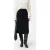 Closed Wool Wrap Skirt Black
