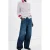 Mango wide leg jeans medium blue denim