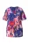 Ulla Popken Shirt  blauw / donkerblauw / rosa