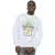 Star Wars Heren The Mandalorian Klein Maar Machtig Grogu Sweatshirt (Wit)