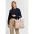 Coccinelle Large Leather Tote Bag In Pink