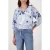 Monari  blouse with floral pattern 410780 723 sea side pattern
