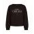 Red Button Sweater srb5129 terry chestprint espresso