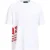 Dsquared2 Dq2 T-shirt Met Zijlogo In Wit