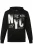Men Plus Sweatshirt  zwart / wit
