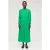 ZENGGI Technosilk Gathered Dress Vivid Green