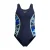 Speedo Meisjes Hyperboom Splice Abstract Muscleback eendelig zwempak (Blauw/Groen)