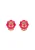 MYMO Oorbellen  rose-goud / rood