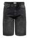 Only Dames Short Broeken ONLSONNY HW WIDE DNM regular/straight Fit Zwart Volwassenen