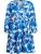 Zizzi Jurk  blauw / wit