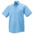 Russell Collectie Heren Korte Mouw Ultiem Niet-Ijzershirt (Heldere lucht)