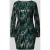 Apricot Slim Fit mini-jurk met all-over pailletten