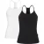 O’Neill Dames racerback top 2-pack wit/zwart