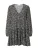 EDITED Jurk ‘Eileen’  gemengde kleuren / zwart
