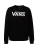 VANS Sweatshirt ‘Classic V BFF’  zwart / wit