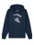 Watapparel Sweatshirt ‘ Surfing Spaceman ‘  navy / zwart gemêleerd / wit gemêleerd