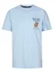 Petrol Industries Shirt  lichtblauw / bruin / mosterd / groen