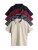 The Set Shirt  beige / marine / rood / wit