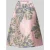 milano italy Regular fit midirok met all-over bloemenstitching