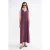 V-hals Mouwloze Maxi-jurk met Pocketen