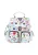 MYMO Rugzak ‘Pop Eyetheme’  blauw / rood / zwart / zilver