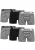 INDICODE JEANS Boxershorts ‘ Milano ‘  zwart / wit