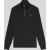 Lyle & Scott katoenen loopback sweatshirt met 1/4 rits – zwart