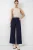 Hoge Taille Wijde Pantalon met Zakken
