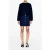 Bimba y Lola Navy Blue Tweed Mini Skirt