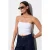 Strapless Bodycon Bandeau Blouse