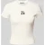 REVIEW T-shirt met motiefstitching en ronde hals