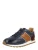 La Martina Sneakers laag ‘TODI’  marine / cognac / wijnrood