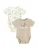 Cool Club Rompertje/body  lichtbeige / donkerbeige / zwart
