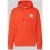 Wood Wood Hoodie met logoprint en kangoeroezak