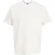 Jack & Jones Jprblaleo ss structure tee off-white
