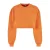 Sweatshirt crop geborduurd met bloemen grote maten vrouw Urban Classics