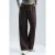 Midi taille wijde pijpen modal broek