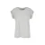 Build Your Brand – Extended Shoulder Dames T-shirt – Light Asphalt