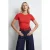 Dames Slim Fit Crew Neck T-Shirt