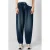 QS barrel jeans – donkerblauw