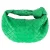 Bottega Veneta Mini Jodie Intrecciato Handtas in Groen Lamsleer