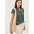 Blouseshirt in effen kleur