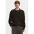 Selected katoenen regular fit gebreide trui – donkerbruin